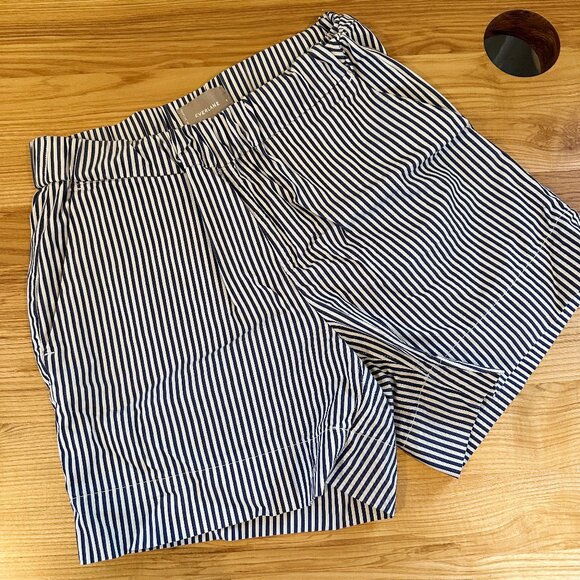Everlane Easy Short Stripe Size 6 GENTLY USED - Picture 1 of 5
